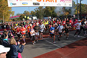 Start des München Marathon 2010, Gruppe B (Foto: MartiN Schmitz)